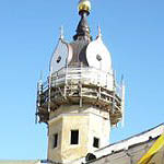 Начался демонтаж купола Дозорной башни